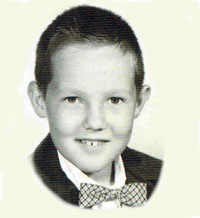 Gary Petersen as a young lad